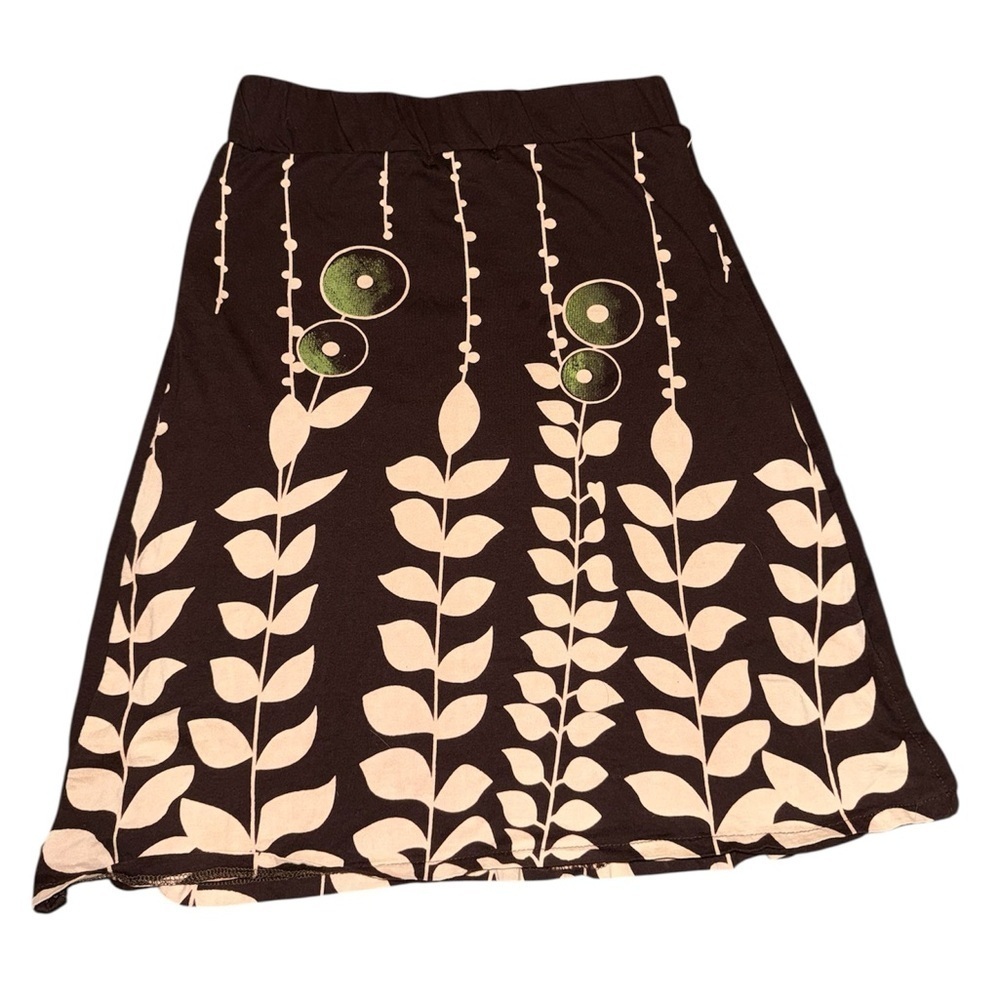 Luna Claire Brown Midi Skirt - Picture 2 of 4